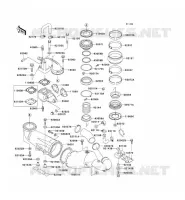 &Eacute;CHAPPEMENT pour Kawasaki JET SKI STS 1996