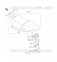 SELLE pour Kawasaki JET SKI STS 1996
