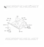 SUPPORT MOTEUR pour Kawasaki JET SKI 900 STX 2000