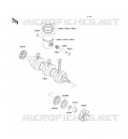 VILEBREQUIN/PISTON pour Kawasaki JET SKI 900 STX 2000