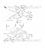 CABLES pour Kawasaki JET SKI 900 STX 2001