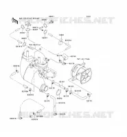 REFROIDISSEMENT pour Kawasaki JET SKI 900 STX 2001