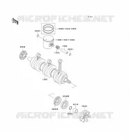 VILEBREQUIN/PISTON pour Kawasaki JET SKI 900 STX 2001