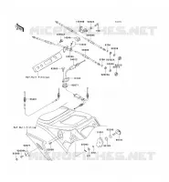 CABLES pour Kawasaki JET SKI 900 STX 2001