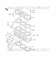 CULASSE/CYLINDRE pour Kawasaki JET SKI 900 STX 2001