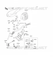 GUIDON pour Kawasaki JET SKI 900 STX 2001