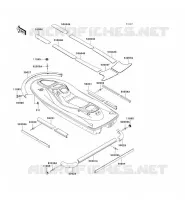 MOUSSES pour Kawasaki JET SKI 900 STX 2001