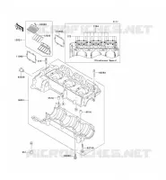 CARTER MOTEUR(S) pour Kawasaki JET SKI 900 STX 2004