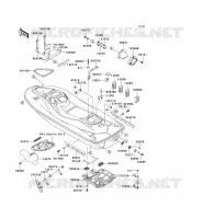 COQUE pour Kawasaki JET SKI 900 STX 2004