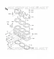 CULASSE/CYLINDRE pour Kawasaki JET SKI 900 STX 2004
