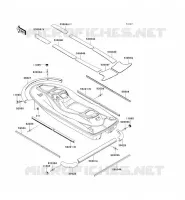 MOUSSES pour Kawasaki JET SKI 900 STX 2004