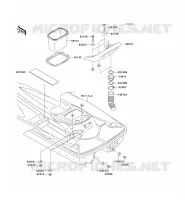 PIECE COQUE AR pour Kawasaki JET SKI 900 STX 2004
