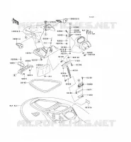 PIECE COQUE AV pour Kawasaki JET SKI 900 STX 2004