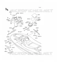 PIECE COQUE MILIEU pour Kawasaki JET SKI 900 STX 2004