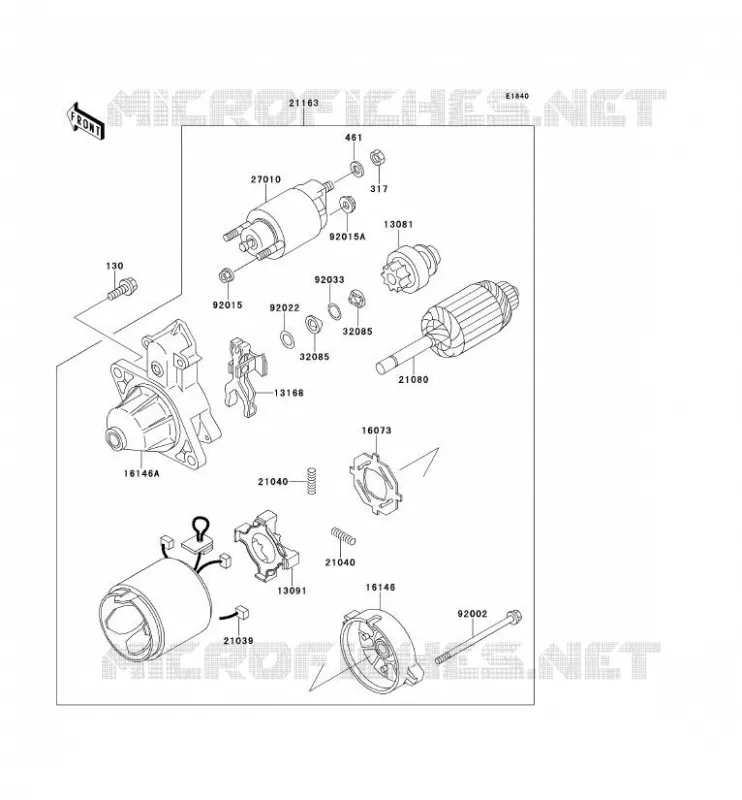 D&Eacute;MARREUR Kawasaki SSV 300 no_year MULE 500  KAF300-B2