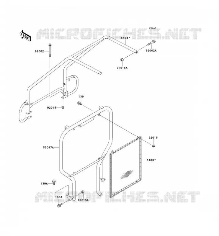 PROTECTION(S) Kawasaki SSV 300 no_year MULE 500  KAF300-B2