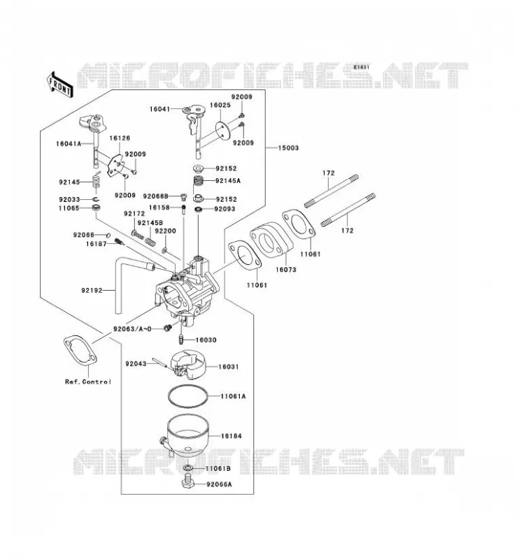 CARBURATEUR Kawasaki SSV 400 2005 MULE 610 4X4  KAF400-A1