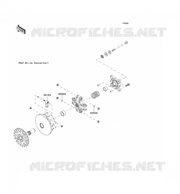 PIECE EN OPTION(MOTEUR) Kawasaki SSV 400 2005 MULE 610 4X4  KAF400-A1