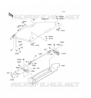 GARDE BOUE pour Kawasaki MULE 610 4X4 2007