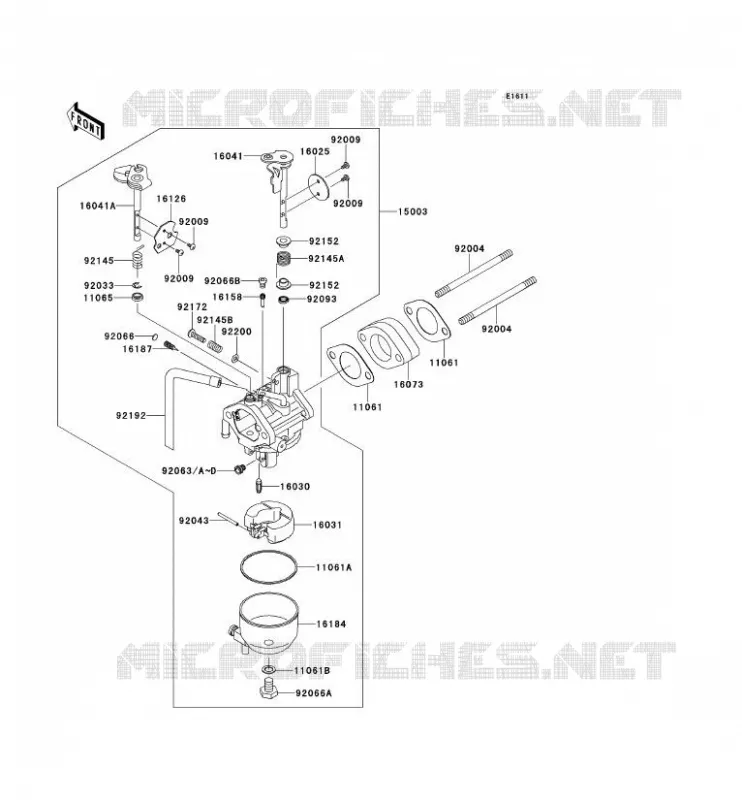 CARBURATEUR Kawasaki SSV 400 2013 MULE 610 4X4  KAF400ADF
