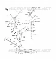 LEVIER DE VITESSE pour Kawasaki MULE 610 4X4 2015