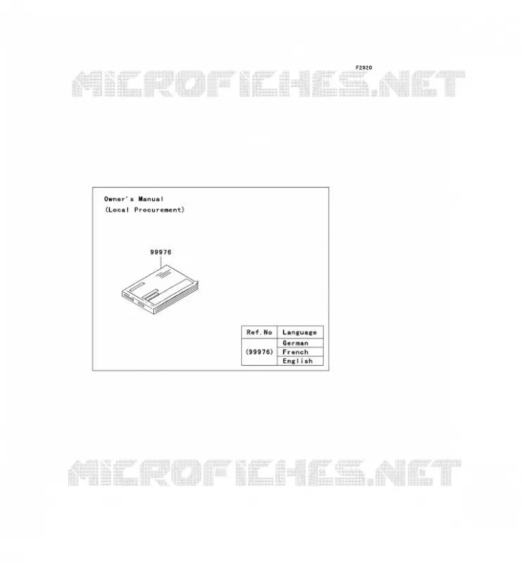 MANUEL Kawasaki SSV 400 2005 MULE 600  KAF400-B1