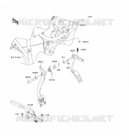 PEDALE DE FREIN/LEVIER ACCELERATEUR pour Kawasaki MULE 600 2007
