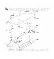GARDE BOUE pour Kawasaki MULE 600 2012