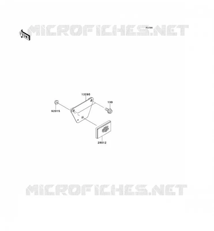 CATADIOPTRES Kawasaki SSV 400 2013 MULE 600  KAF400BDF