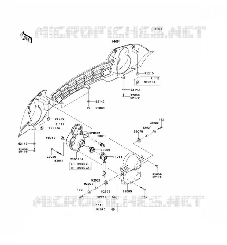 OPTIQUE(S) Kawasaki SSV 400 2013 MULE 600  KAF400BDF