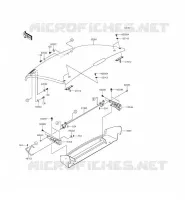 GARDE BOUE pour Kawasaki MULE 610 4X4 XC 2015