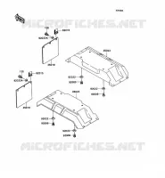 ACCESSOIRE (GARDE BOUE ARRIERE) pour Kawasaki MULE 2030 no_year