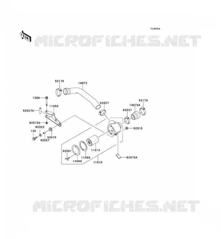 PIECE EN OPTION(FILTRE A AIR-BEL CON) Kawasaki SSV 620 no_year MULE 2510  KAF620-A5