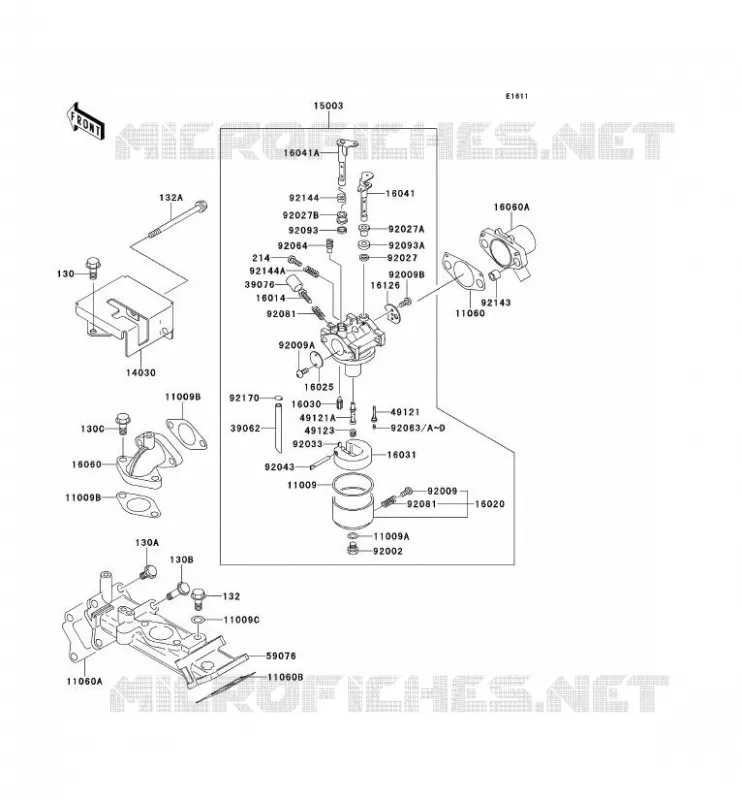 CARBURATEUR Kawasaki SSV 620 no_year MULE 2510  KAF620-A6