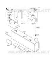 RESERVOIR CARBURANT pour Kawasaki MULE 2500 1996
