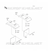 ACCESSOIRE (GARDE BOUE ARRIERE) pour Kawasaki MULE 2500 no_year