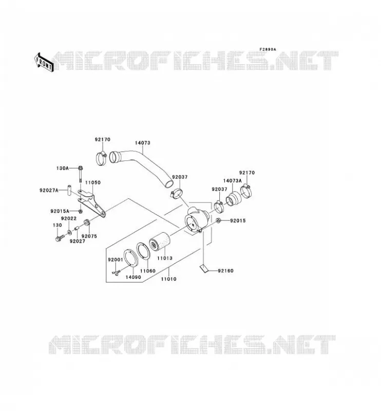 PIECE EN OPTION(FILTRE A AIR-BEL CON) Kawasaki SSV 620 no_year MULE 2500  KAF620-C6