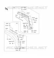 GARDE BOUE AVANT pour Kawasaki MULE 3010 4X4 no_year