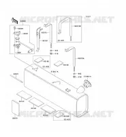 RESERVOIR CARBURANT pour Kawasaki MULE 3010 4X4 no_year