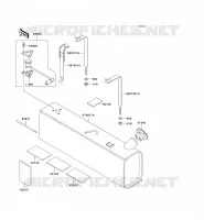 RESERVOIR CARBURANT pour Kawasaki MULE 3010 4X4 2007