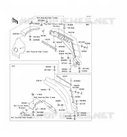 GARDE BOUE AVANT pour Kawasaki MULE 3010 4X4 2008
