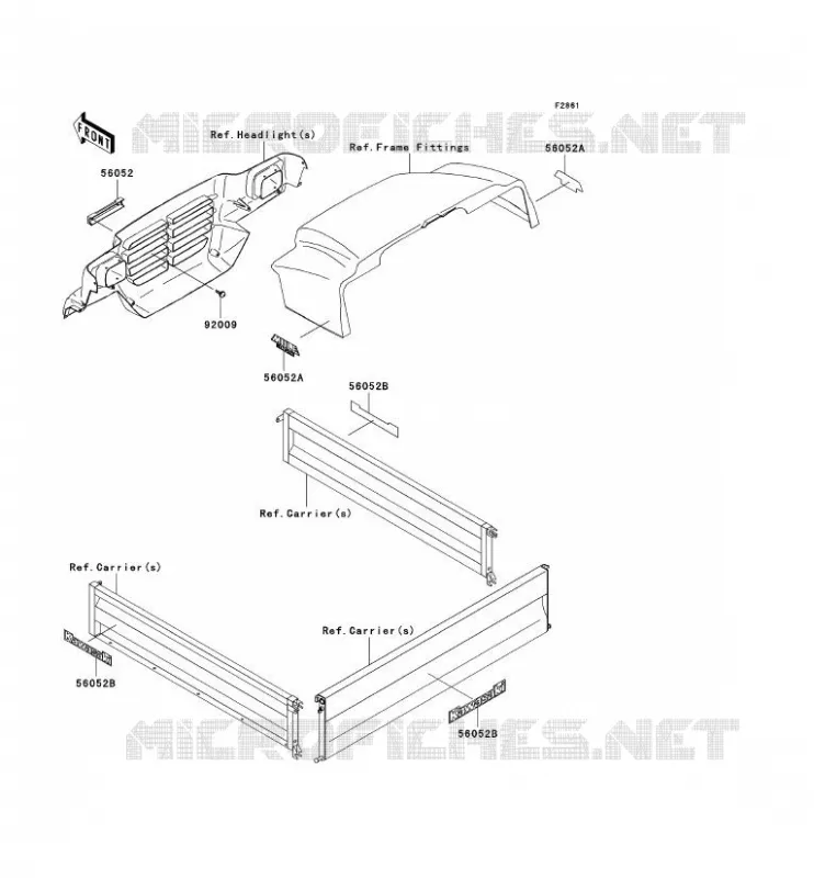 STICKER Kawasaki SSV 620 2001 MULE 3000  KAF620-G1