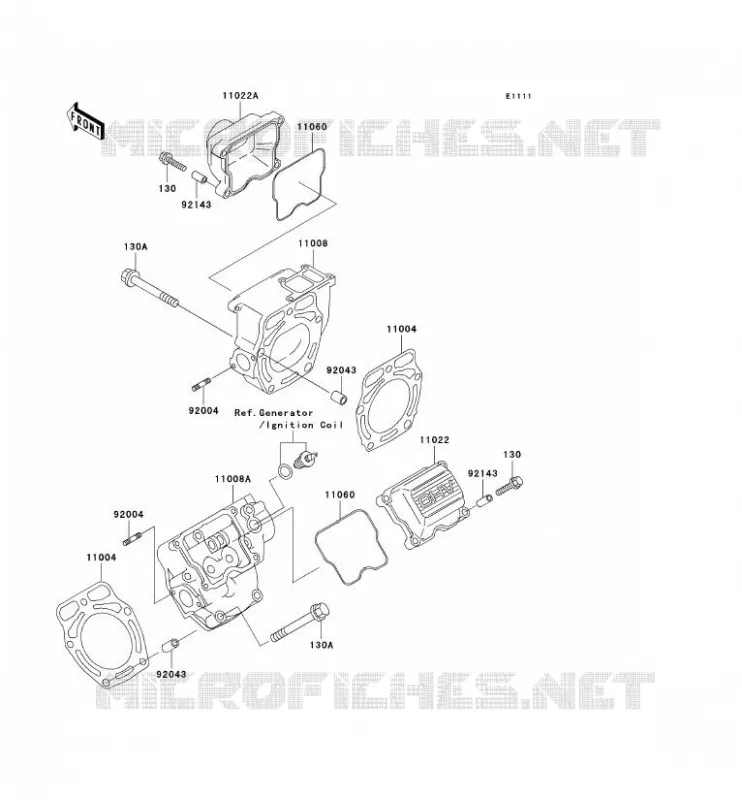 CULASSE Kawasaki SSV 620 no_year MULE 3000  KAF620-G1