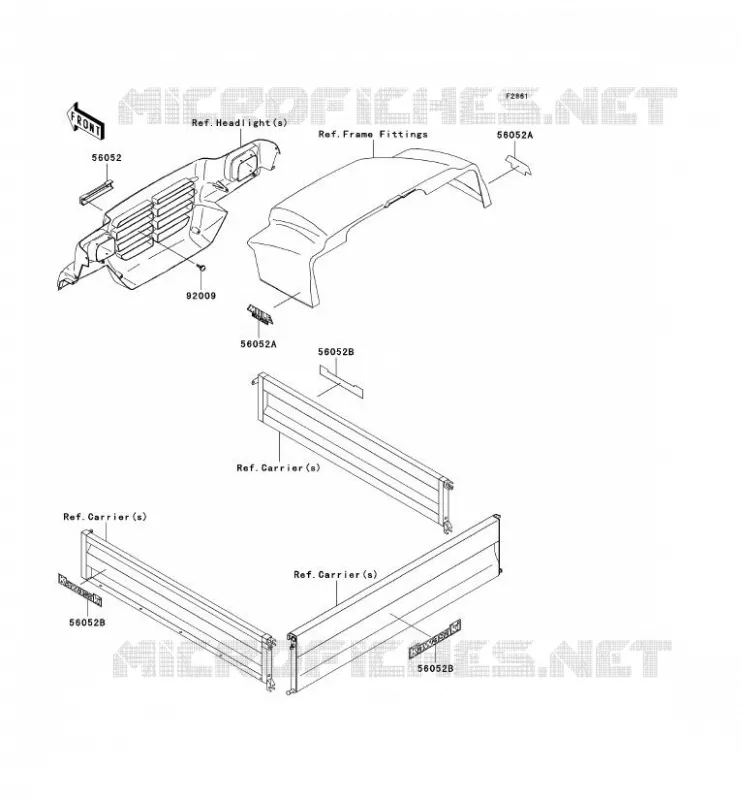 STICKER Kawasaki SSV 620 2002 MULE 3000  KAF620-G2