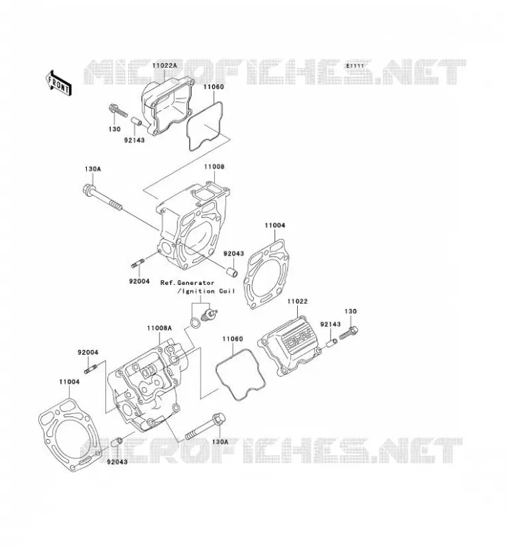 CULASSE Kawasaki SSV 620 no_year MULE 3000  KAF620-G3