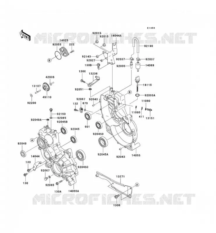PONT Kawasaki SSV 620 2006 MULE 3000  KAF620G6F
