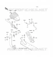 PEDALE DE FREIN/LEVIER ACCELERATEUR pour Kawasaki MULE 3000 2006