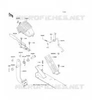 PEDALE DE FREIN/LEVIER ACCELERATEUR pour Kawasaki MULE 3000 2007