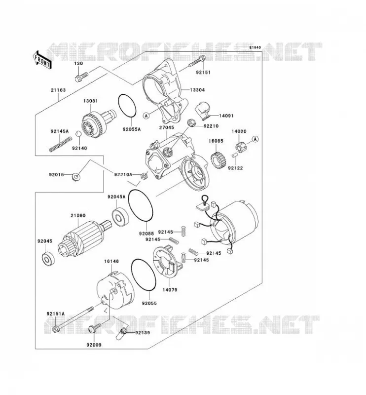 D&Eacute;MARREUR Kawasaki SSV 620 2008 MULE 3000  KAF620G8F