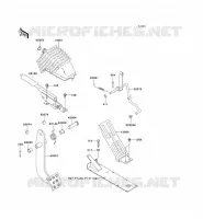 PEDALE DE FREIN/LEVIER ACCELERATEUR pour Kawasaki MULE 3010 TRANS 4X4 2007